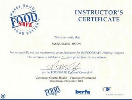 (温哥华) 食品卫生初级证书 两天课程C$125